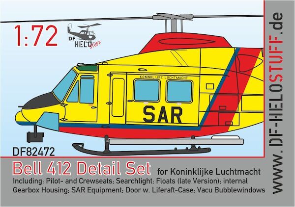 Detailset Agusta Bell AB 412 KLU (Italeri) DF82472