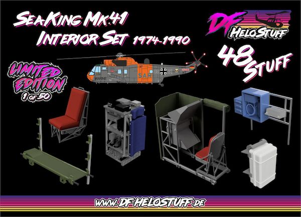 Interior Set early for Sea King MK41 (Airfix) (BACK IN STOCK) DF84148