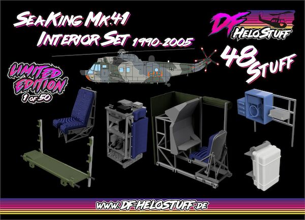 Interior Set late (1990-2005) for German Sea King MK41 (Airfix)  DF84248