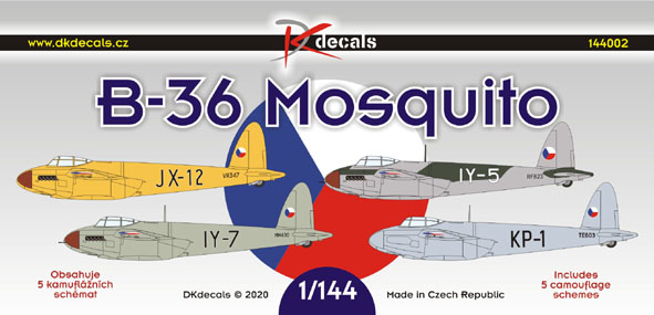 B-36 (Mosquito FB.VI) 'CzAF (5 schemes) DK144002