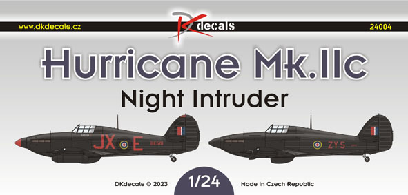 Hurricanes MKIIC Night Intruders (2 Schemes) DK24004