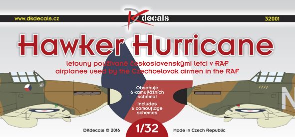 Hurricanes of the Czechoslovak pilots in RAF DK32001