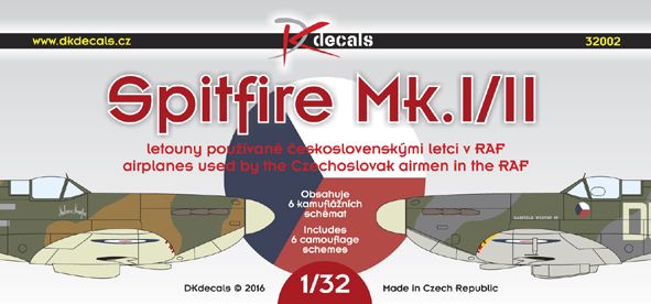 Spitfire Mk.I/IIs of the Czechoslovak pilots in RAF DK32002