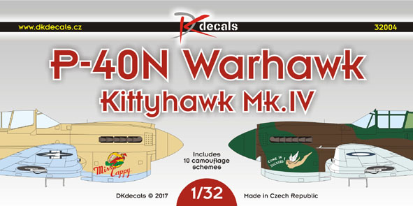 Curtiss P40N Warhawk / Kittyhawk MKIV  DK32004