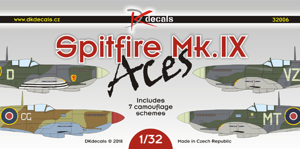 Supermarine Spitfire MKIX Aces  DK32006