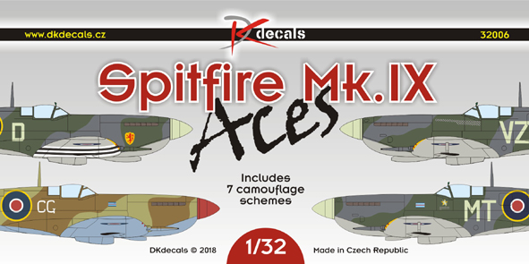 Supermarine Spitfire MKIX Aces DK32006