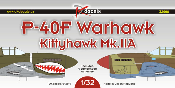 P40F Warhwk / Kittyhawk MkIIa  DK32008