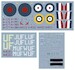 Airacobra MK1 in No 601sq RAF service (6 Schemes) DK32012
