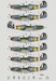 Airacobra MK1 in No 601sq RAF service (6 Schemes)  DK32012