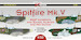 Spitfire MKV RAAF Squadrons over Europe, Australia and New Guinea (8 camouflage Schemes) DK32027