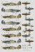 Hurricane Mk.IIA/B Of Czechoslovak Pilopts in No1, No32, No310 and No312Sq RAF (9 Schemes)t.1 (6 camo schemes) DK32035