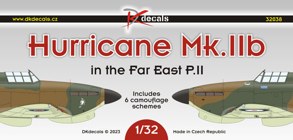 Hurricane Mk.IIB in the Far East, Pt.2 (6 camo schemes) DK32038