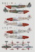 Spitfire & Messerschmitt Red Noses, in Post war Czechoslovak Air Force ( 3 Canmo schemes) DK32041