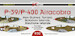 Bell P-39/P-400 Airacobra (6 camo schemes) 32042