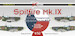 Spitfire Mk.IX of Chechoslovak Squadrons in RAF (6 camo schemes) 32044