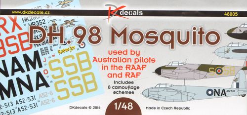 DH98 Mosquito used by Australian pilots in the RAF and RAAF DK48005