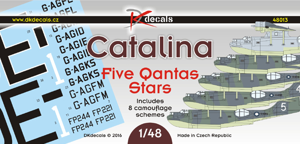 Catalina - Five Qantas Stars (8 camo schemes)  DK48013