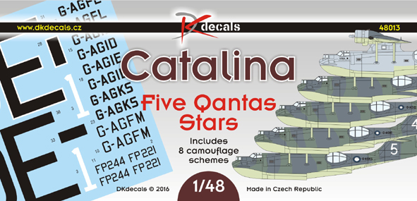 Catalina - Five Qantas Stars (8 camo schemes) DK48013