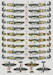 Spitfires MKI/II of Czechoslovak Squadrons in RAF (10 Schemes)  DK48032