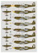 P51A Mustang, A36A Apache over China, Burma and India (8 camo schemes) DK48040