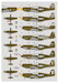 P51A Mustang, A36A Apache over China, Burma and India (8 camo schemes)  DK48040
