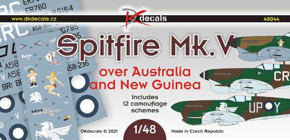 Spitfire Mk.V over Australia and New Guinea (12 camo schemes) DK48044