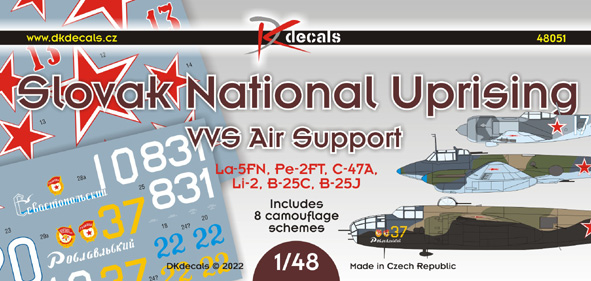 Slovak National Uprising 1944 - VVS Air Support (8 camo schemes) DK48051