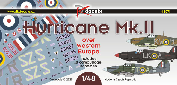 Hurricane MKII over the Western Front (8 schemes) DK48071