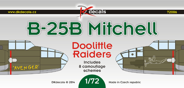 B25B Mitchell - Doolittle Raiders DK72006