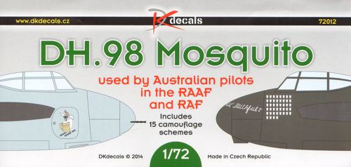 DH98 Mosquito used by Australian pilots in the RAF and RAAF DK72012