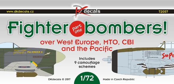 Fighter bombers over West Europe, MTO, and CBI part 1(9 camo schemes) DK72057