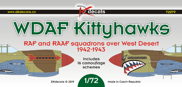 WDAF Kittyhawks, RAF and RAAF Squadrons over the western Desert 1942-1943 DK72079