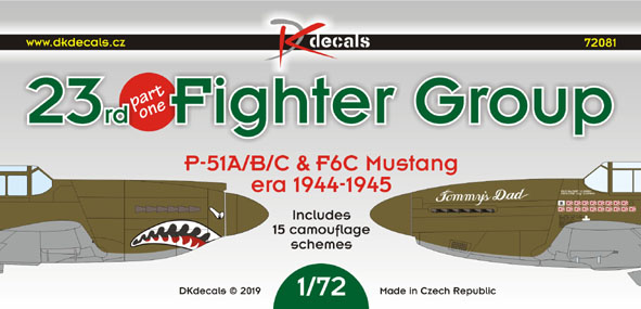 23rd Fighter Group Part 1 (P51A/B/C and F6C 1944-1945) DK72081