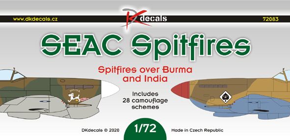 SEAC Spitfires, Spitfires over Burma and India (28 schemes) DK72083