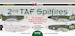 2nd Tactical Air Force Spitfires in the air support of the ground offensive on the Western front 1944-1945 (29 camo schemes including one Belgian!) DK72092