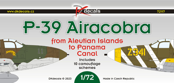 P-39s from Aleutian Islands to Panama Canal (10 Schemes) DK72117