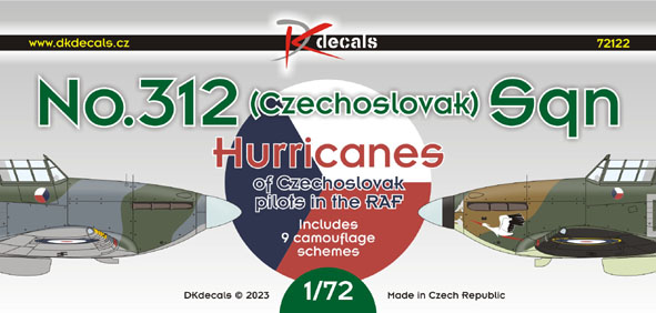 No.312 (Czechoslovak) Sqn - Hurricanes Of Czechoslovak Pilots In The RAF  DK72122