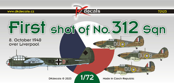 First Shot Of No.312 Sqn - 8th October 1940 Over Liverpool DK72123