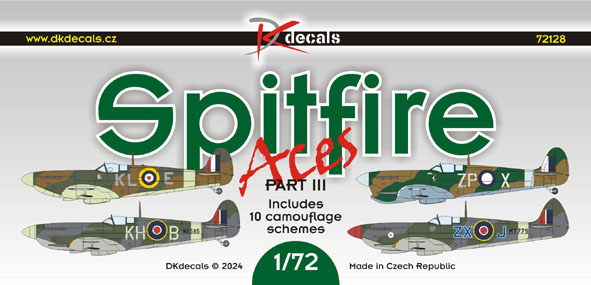 Spitfire Aces, Pt.3 (10 Camo schemes)  DK72128