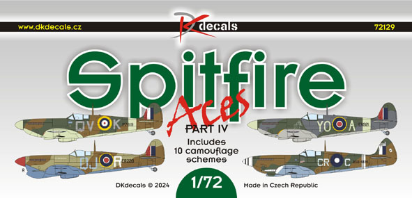 Spitfire Aces, Pt.4 (10 Camo schemes)  DK72129
