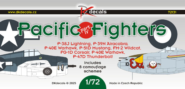Pacific Fighters, Pt.4 (8 Schemes)  DK72131