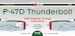 P-47D Thunderbolts of 80th FG 1944-45 (8 Schemes) DK72135