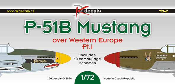 P51B Mustang over Western Europe , Pt.1 (10 schemes)  DK72142