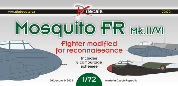 Mosquito FR Mk.II/VI (8 Camo Schemes)  DK72170
