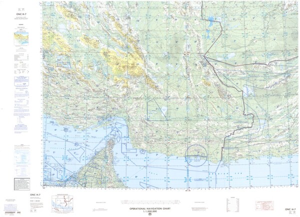 ONC H-7: Available: Operational Navigation Chart for United Arab. Emirates, Oman, Iran, Afghanistan, Pakistan. Available ! additional charts available within five working days. E-mail your requirements.  ONC H-7