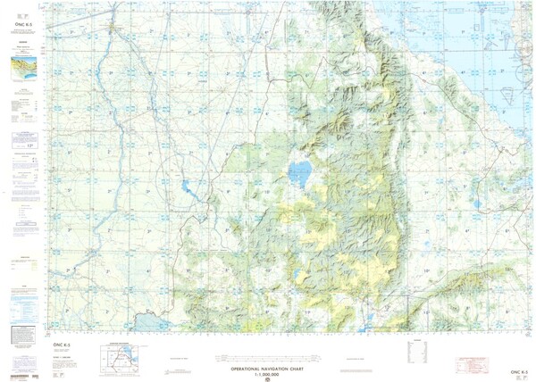 ONC K-5: Available: Operational Navigation Chart for Ethiopia, Eritrea, Somalia, Djibuti, Yemen. Available ! additional charts available within five working days. E-mail your requirements. ONC K-5