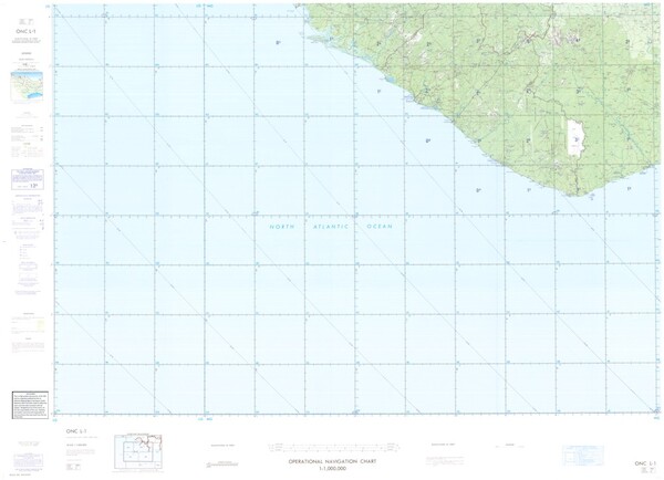 ONC L-1: Available: Operational Navigation Chart for Sierra Leone, Liberia, Ivory Coast. Available ! additional charts available within five working days. E-mail your requirements.  ONC L-1