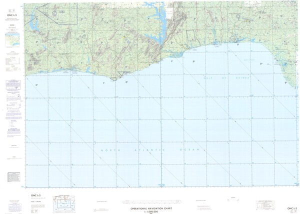 ONC L-2: Available: Operational Navigation Chart for Ivory Coast, Ghana, Togo, Benin, Nigeria. Available ! additional charts available within five working days. E-mail your requirements.  ONC L-2