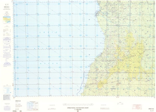 ONC N-3: Available: Operational Navigation Chart for Angola. Available ! additional charts available within five working days. E-mail your requirements.  ONC N-3