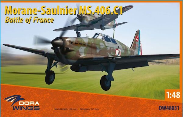 Morane-Saulnier MS.406C.1  "Battle of France"  DW48031